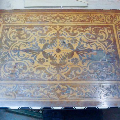 menuisier ébéniste restauration table basse